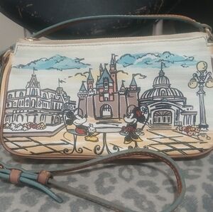 Disney Crossbody Bag with Castle Print
